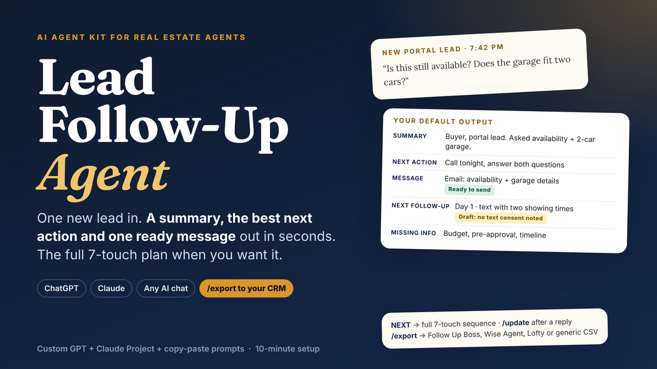 Lead Follow-Up Agent kit cover